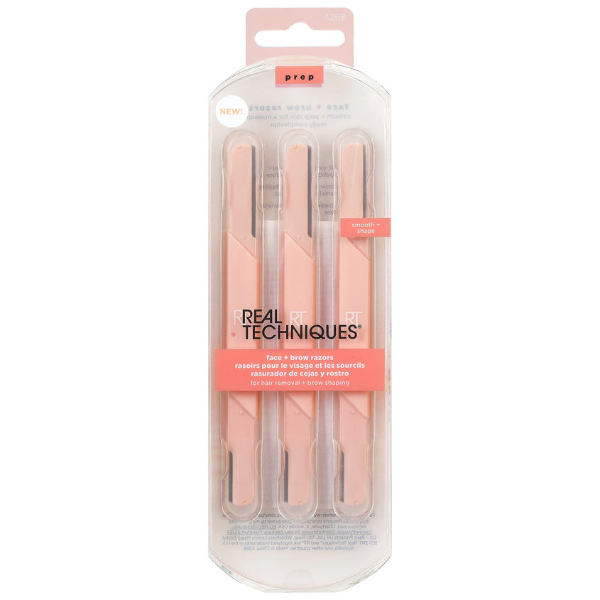 REAL TECHNIQUES RT FACE & BROW RAZORS