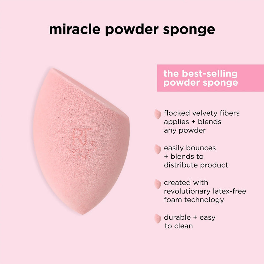 REAL TECHNIQUES RT MIRACLE POWDER SPONGE - NEW – photo 9