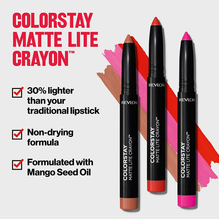 ColorStay Matte Lite Crayon Lipstick