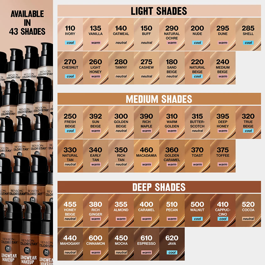 REVLON RE-COLORSTAY MAKE UP FOR COMBINATION OILY SKINCARAMEL – photo 8