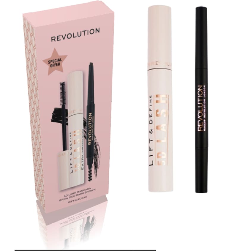 D Lash Mascara & Duo Brow Dark Brown