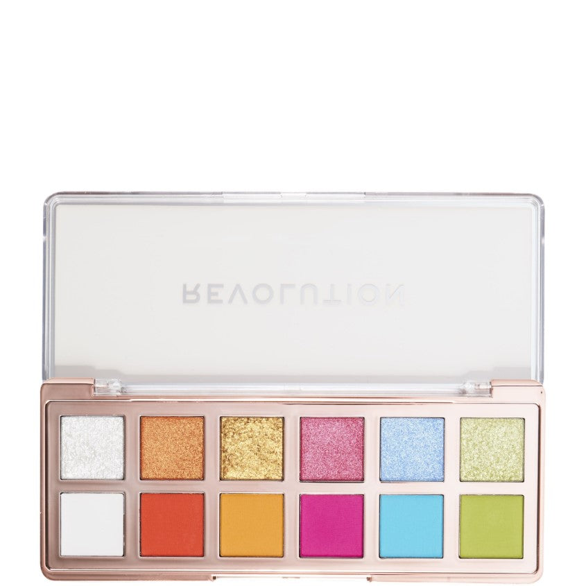 MAKEUP REVOLUTION REVOLUTION THE VIBRANT ICON BRIGHTS PALETTE – free delivery