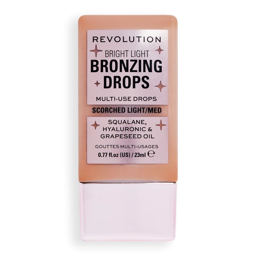 MAKEUP REVOLUTION REVOLUTION BRIGHT LIGHT BRONZING DROPS - DEEP BRONZE SUMMER SPICE, 1 PCS