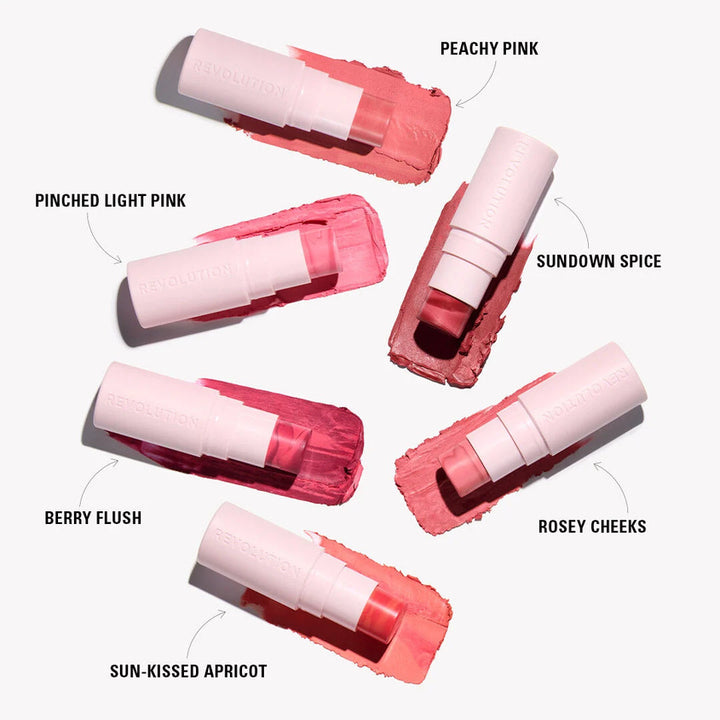 SILK BLUSH BLUSH BLUSHER STICK PEACHY PINK 4,5G