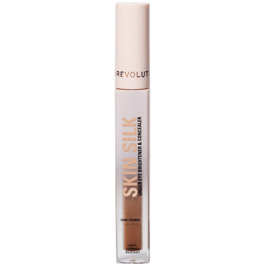 MAKEUP REVOLUTION REVOLUTION SKIN SILK RADIANT SERUM UNDER EYE BRIGHTENER DARK ORANGE, 1 PCS