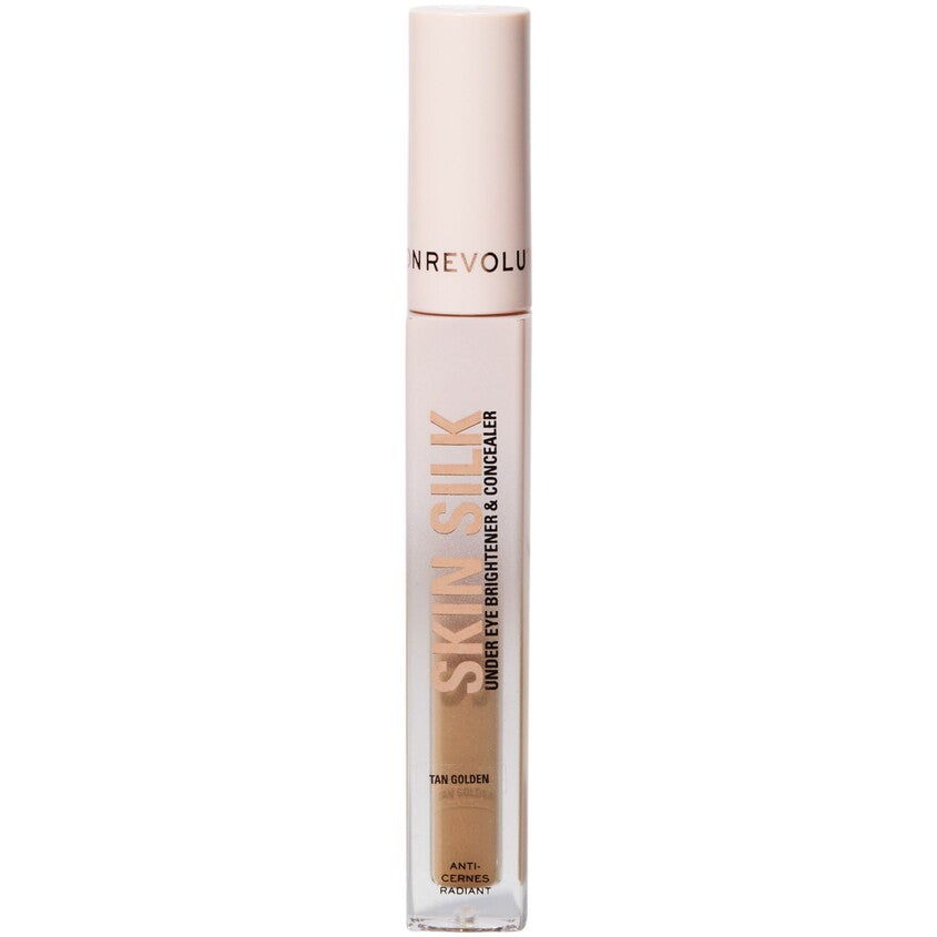 MAKEUP REVOLUTION REVOLUTION SKIN SILK RADIANT SERUM UNDER EYE BRIGHTENER TAN GOLDEN, 1 PCS – صورة 5