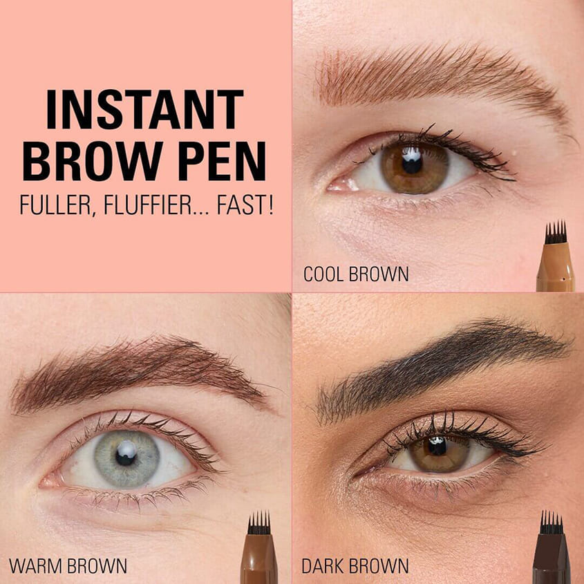 MAKEUP REVOLUTION INSTANT BROW PEN DARK BROWN 1,8 ML – توصيل مجاني