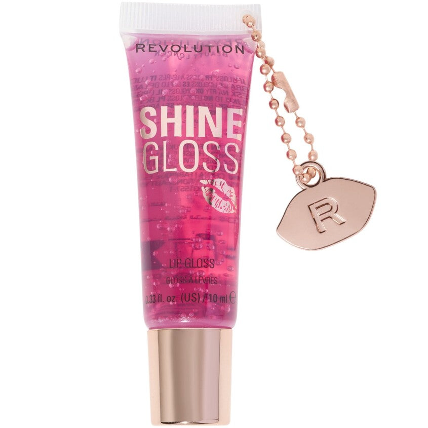 MAKEUP REVOLUTION SHINE GLOSS LIP GLOSS RASPBERRY RIPPLE 19 GR – buy online