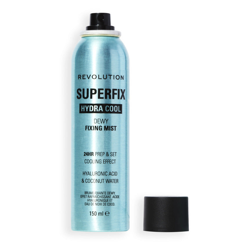 MAKEUP REVOLUTION SUPERFIX HYDRA COOL PREP + FIX CONTINOUS FIXING MIST 150 ML