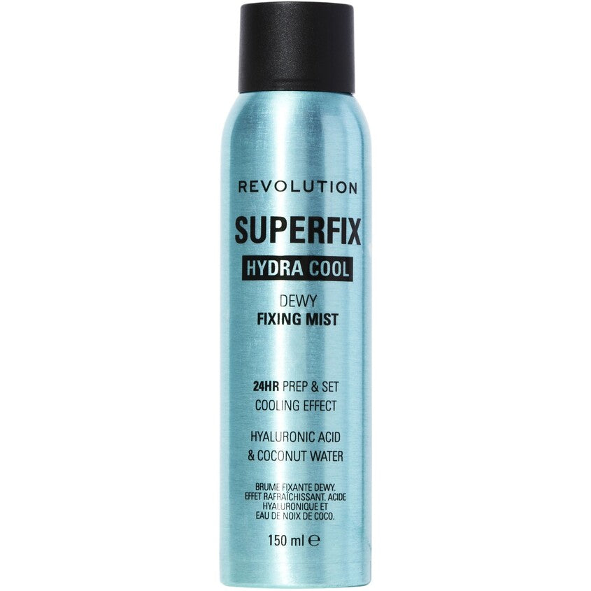MAKEUP REVOLUTION SUPERFIX HYDRA COOL PREP + FIX CONTINOUS FIXING MIST 150 ML – free delivery