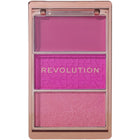 MAKEUP REVOLUTION BLUSH ICON PALETTE HOT PINK FLAG 3 GR