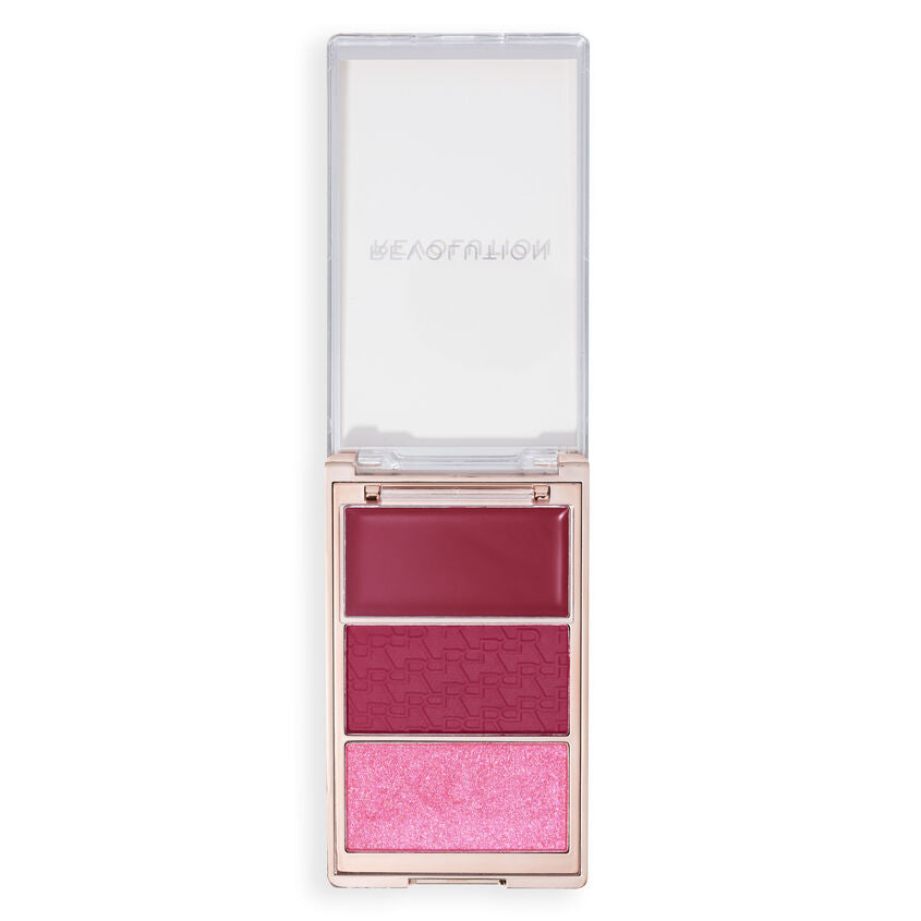 MAKEUP REVOLUTION BLUSH ICON PALETTE MY CHERRY TRUTH 3 GR