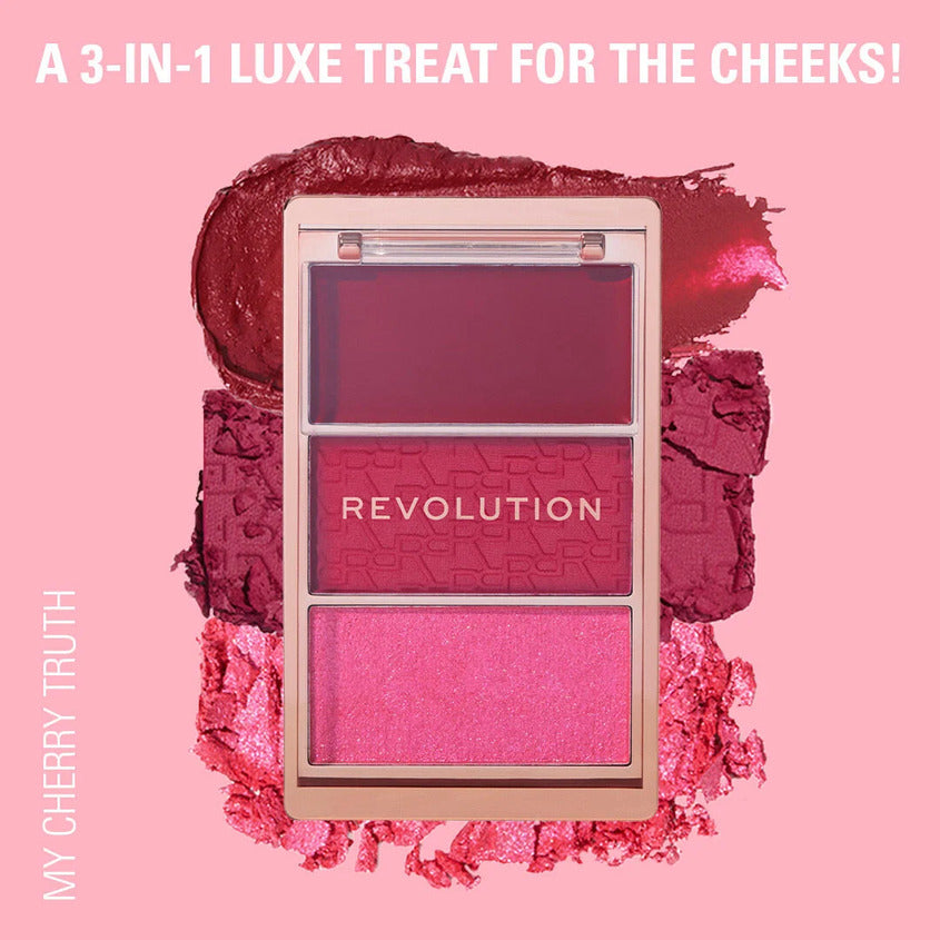 MAKEUP REVOLUTION BLUSH ICON PALETTE MY CHERRY TRUTH 3 GR – online store
