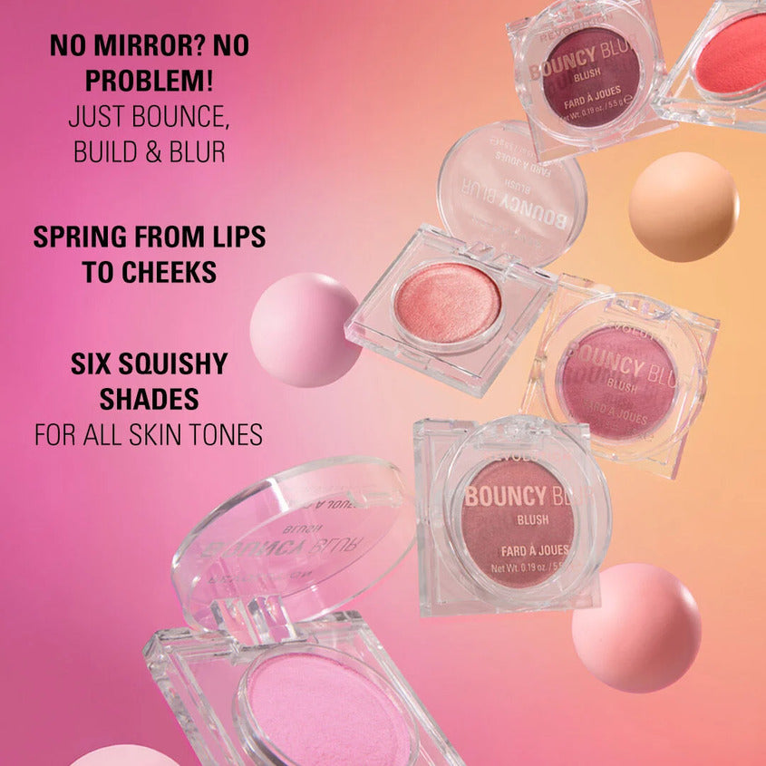 MAKEUP REVOLUTION BOUNCY BLUR BLUSH CORAL BLUR BURST 5,5 GR – متجر إلكتروني