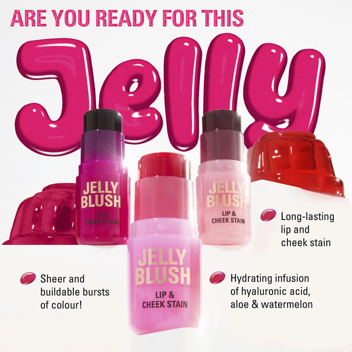 JELLY BLUSH STICK LIP AND CHEEK STAIN CHERRY RED 5,5 GR