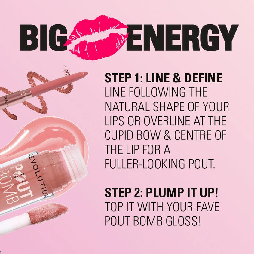 MAKEUP REVOLUTION POUT BOMB PLUMPING LIP LINER BURNT CHERRY RED 0,2 GR – online store