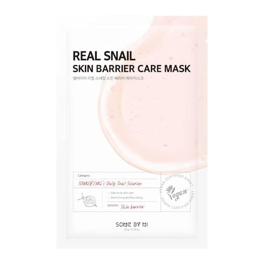 SOME BY MI REAL SNAIL SKIN BARRIER CARE MASK 1PC