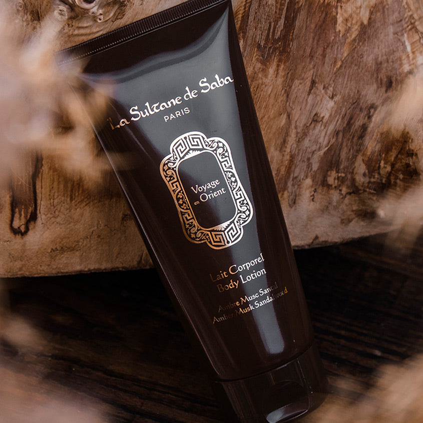 Voyage Orient Body Lotion Amber, Musk, and Sandalwood