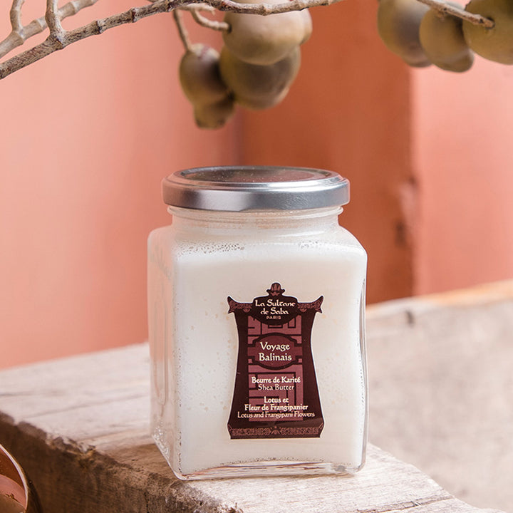 Shea Butter Lotus and Frangipani Voyage Balinais