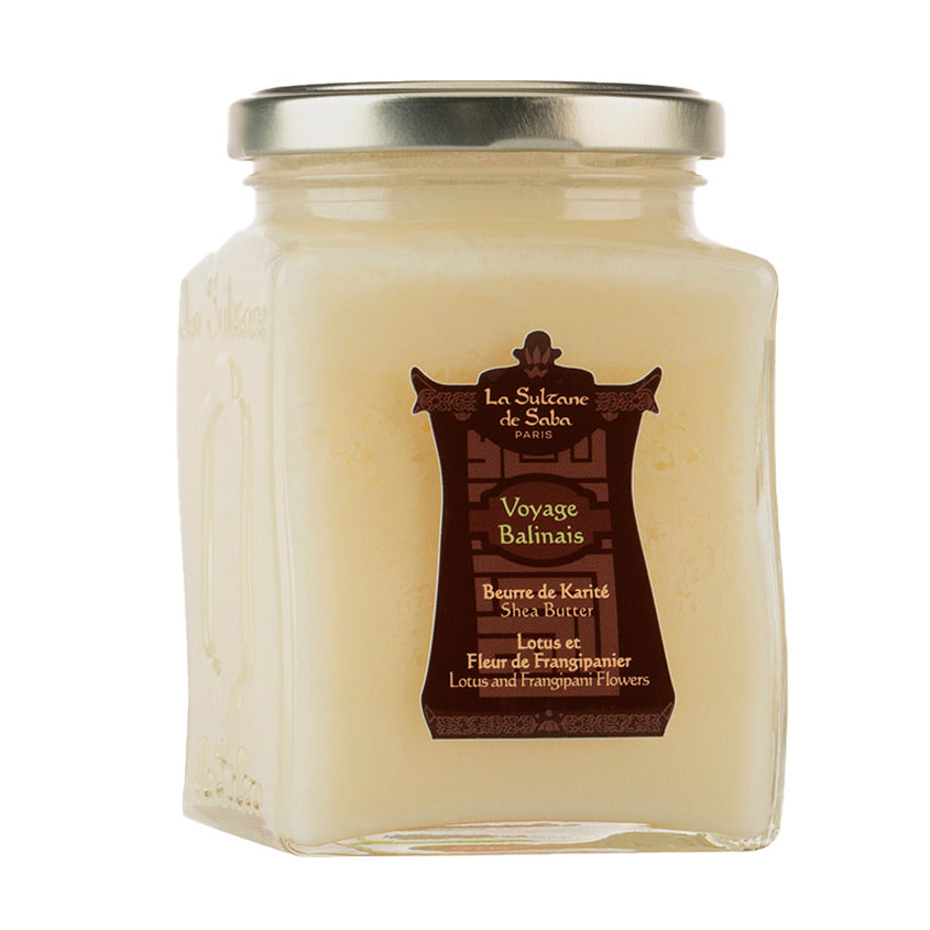 Shea Butter Lotus and Frangipani Voyage Balinais