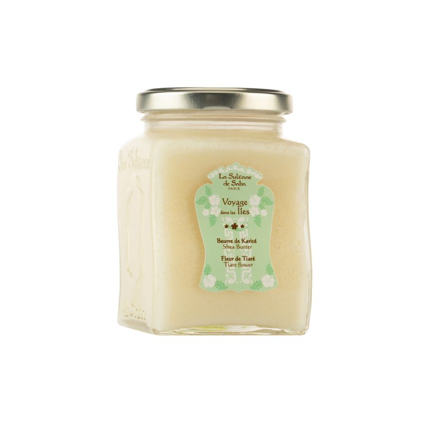 Shea Butter for Body and Hair Aloe Vera and Tiare Flowers Voyage Iles Shea Butter