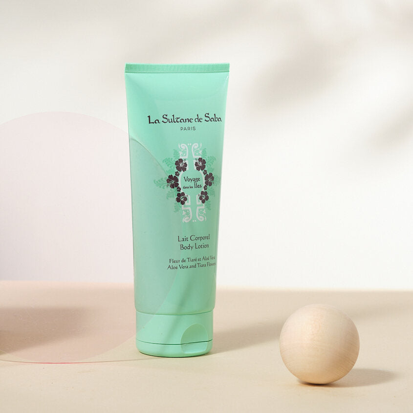 Aloe Vera and Tiare Flowers Body Lotion Voyage Iles