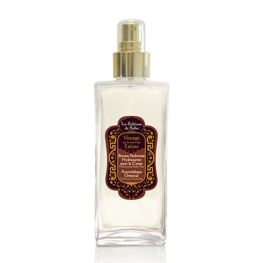 Perfumed Moisturizing Body Mist Amber, Vanilla, and Patchouli Voyage Epices