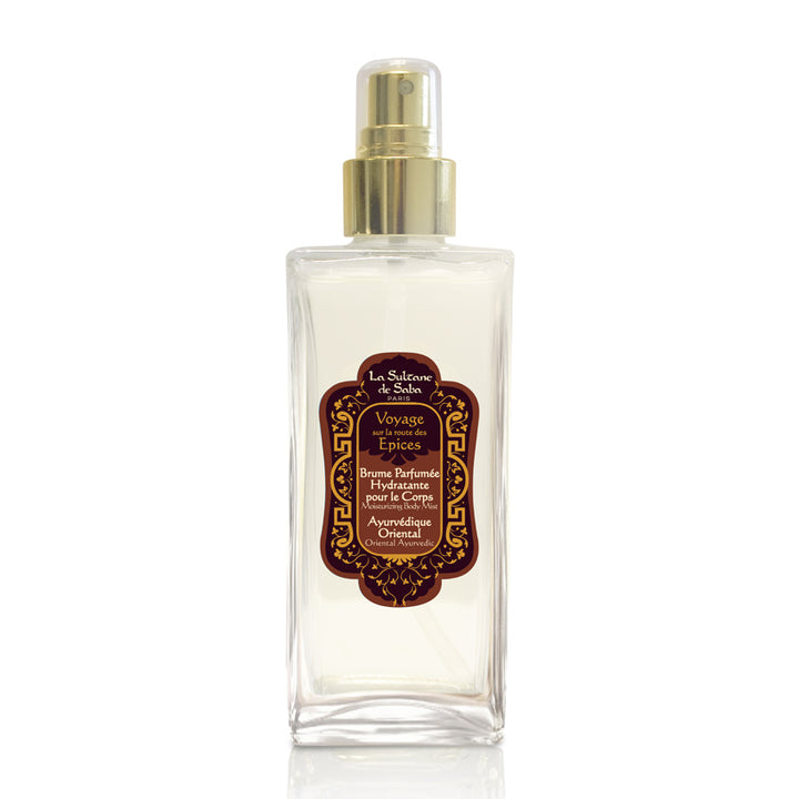 Perfumed Moisturizing Body Mist Amber, Vanilla, and Patchouli Voyage Epices