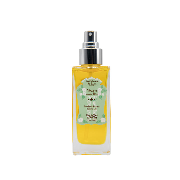 Tiare Flowers And Aloe Vera Massage Beauty Oil
