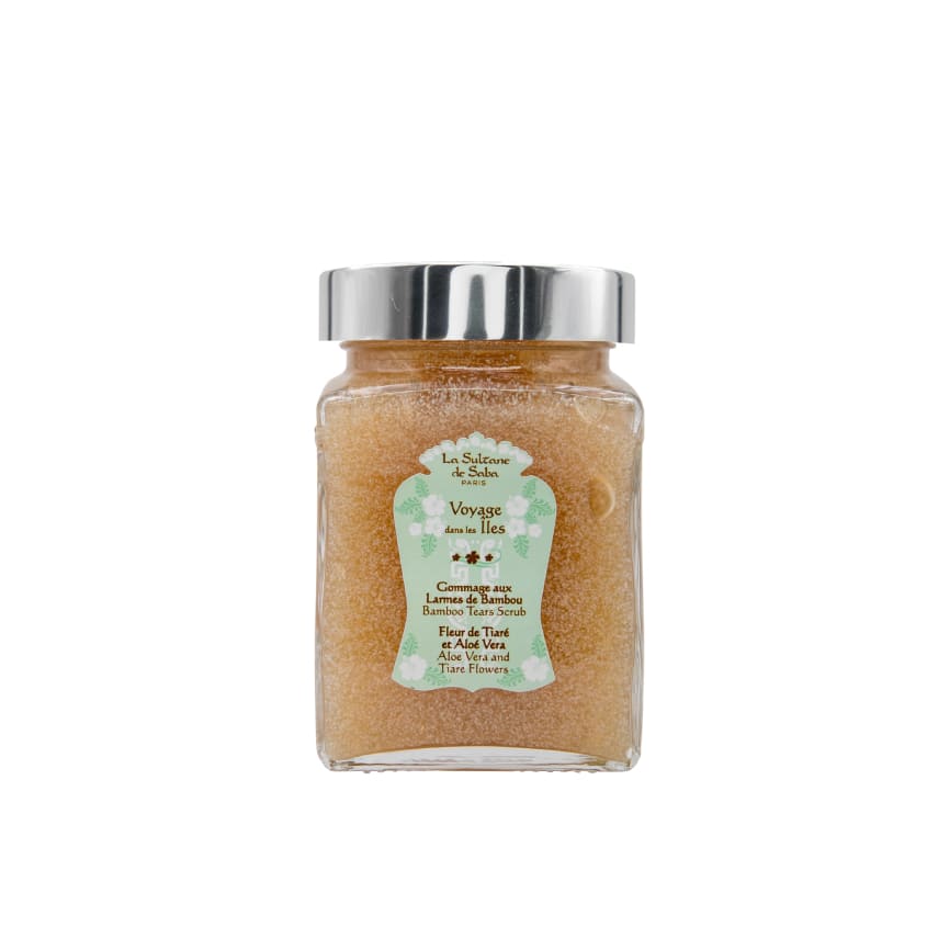 Tiare Flowers And Aloe Vera Bamboo Tears Scrub