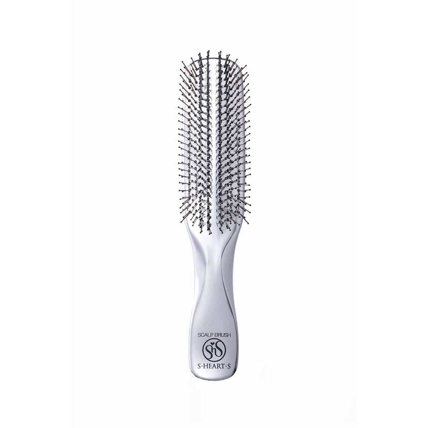 Scalp Brush Plus for Professional Long - Silver