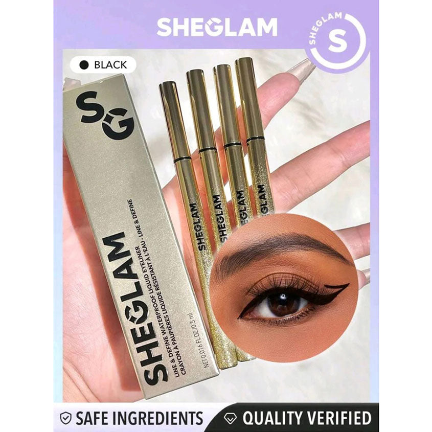 Line & Define Waterproof Liquid Eyeliner