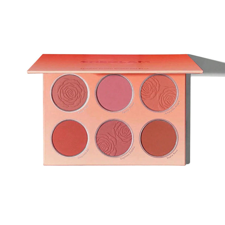Makeup FLORAL FLUSH BLUSH PALETTE 6-COLOR PRESSED POWDER BLUSH