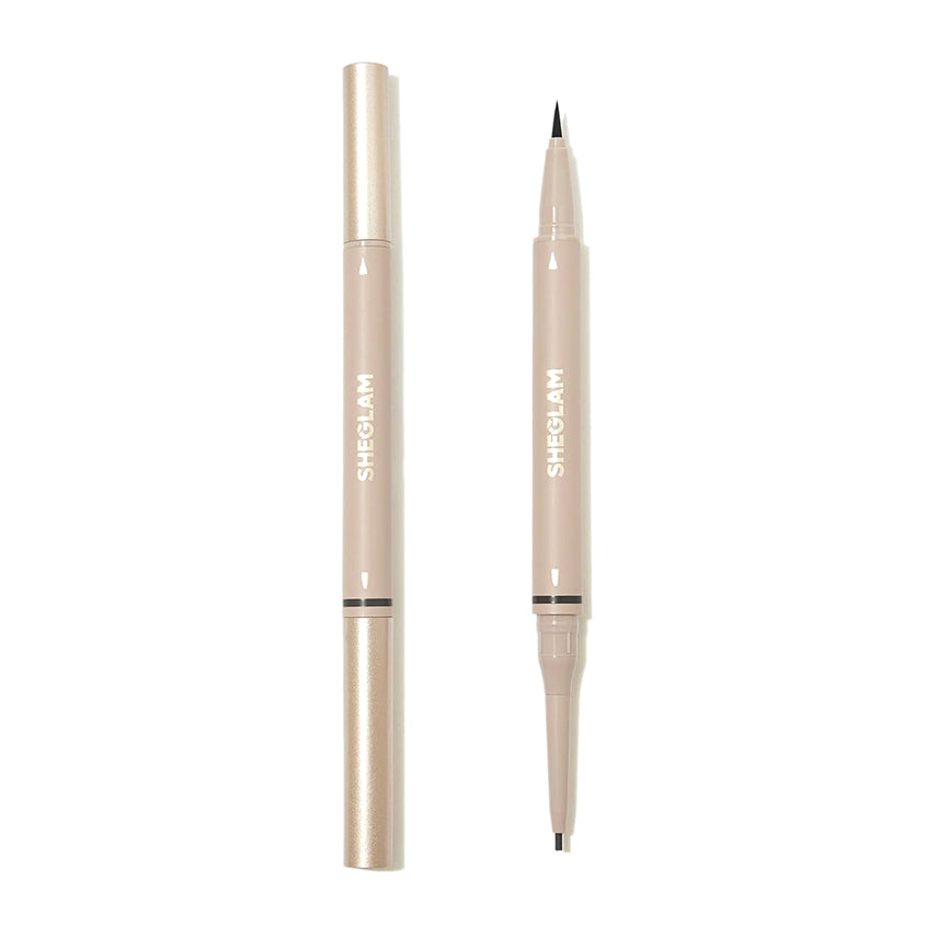 SHEGLAM BROWS ON DEMAND 2-IN-1 BROW PENCIL - CHOCOLATE