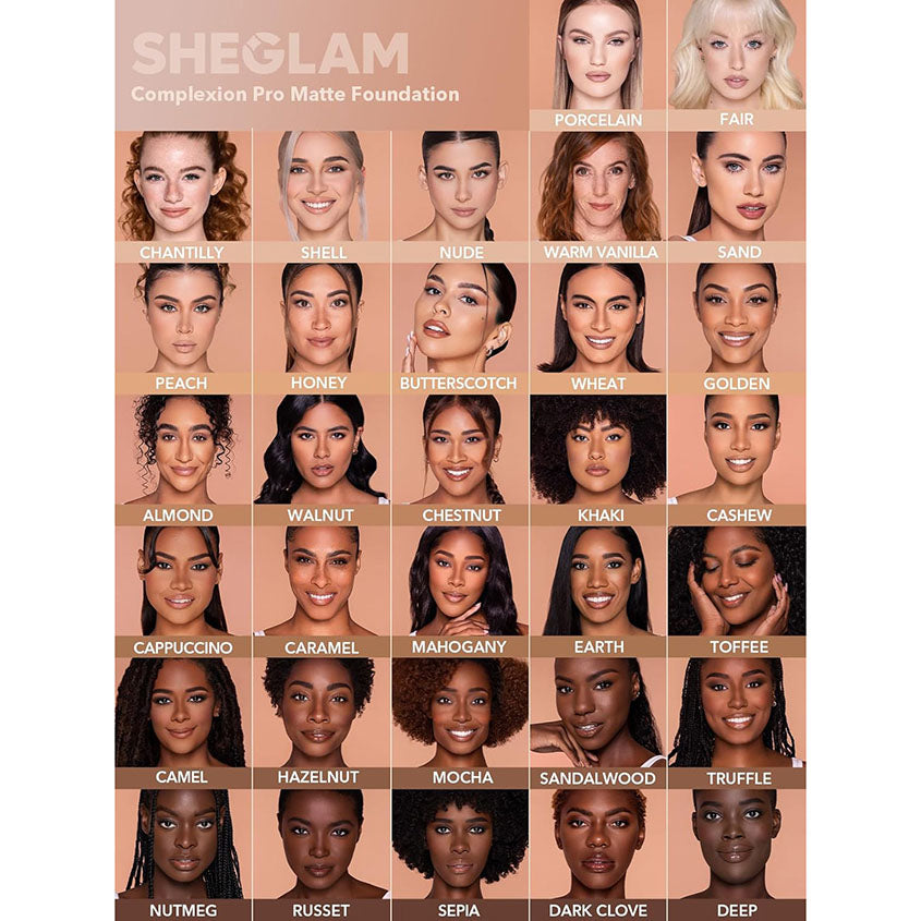 SHEGLAM COMPLEXION PRO LONG LASTING BREATHABLE MATTE FOUNDATION-SAND – صورة 5