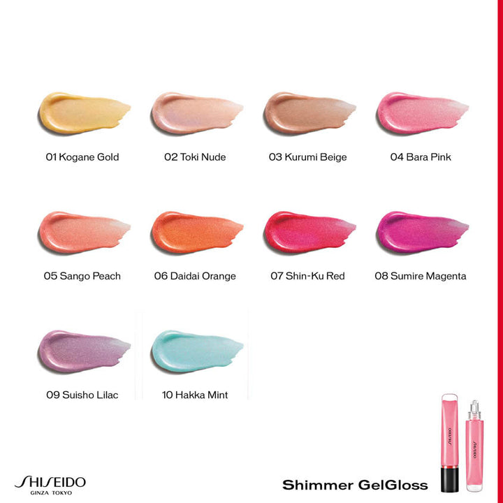 Shimmer GelGloss 08 Sumire Magenta, 9 ml