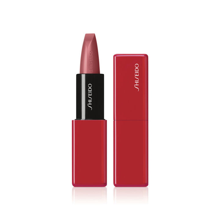 SHISEIDO Technosatin Gel Lipstick, 408 Voltage Rose, 3.3 g