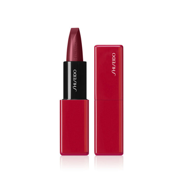 SHISEIDO Technosatin Gel Lipstick, 411 Scarlet Cluster, 3.3 g