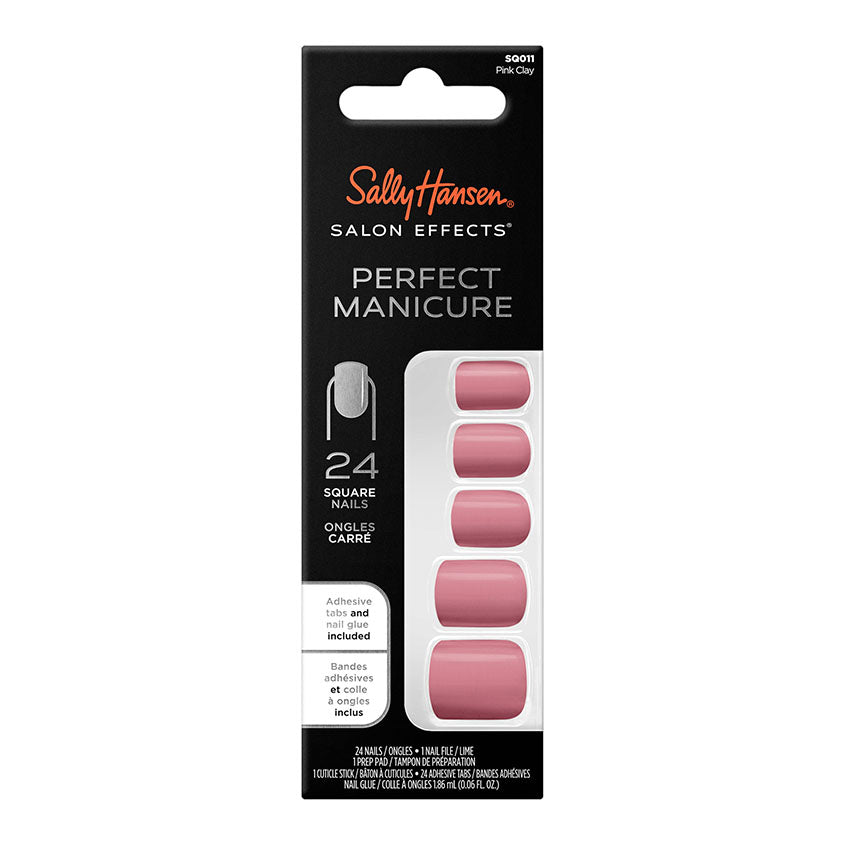 SALLY HANSEN SE ARTIFICIAL NAIL D2 PINK CLAY SQUARE – شراء أونلاين