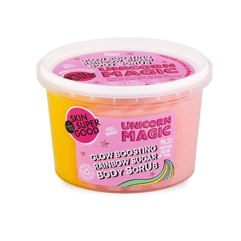 ORGANIC SHOP SSG GLOW BOOSTING RAINBOW SUGAR BODY SCRUB UNICORN MAGIC 250 ML