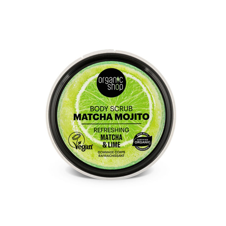 Body care OS Matcha Mojito body scrub. Refreshing. Matcha & Lime, 250 ml