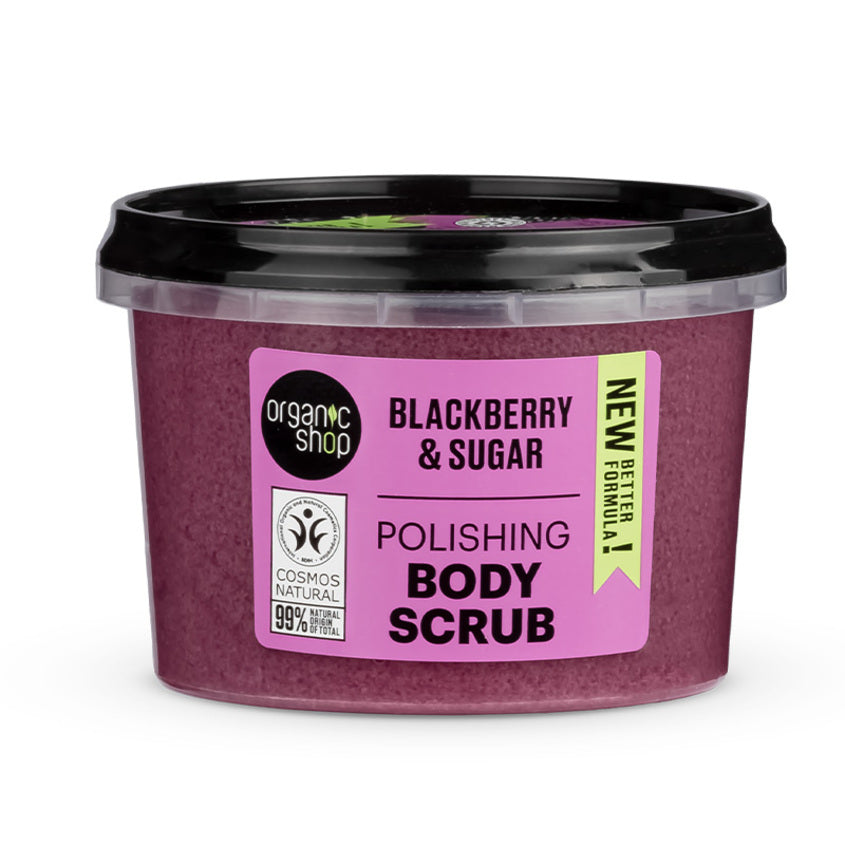 ORGANIC SHOP OS Polishing Body Scrub Blackberry, 250 ml – شراء أونلاين