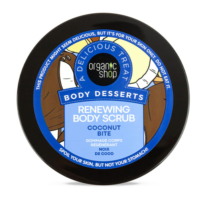 Organic Shop Body Desserts Renewing Body Scrub Coconut Bite, 450 ml