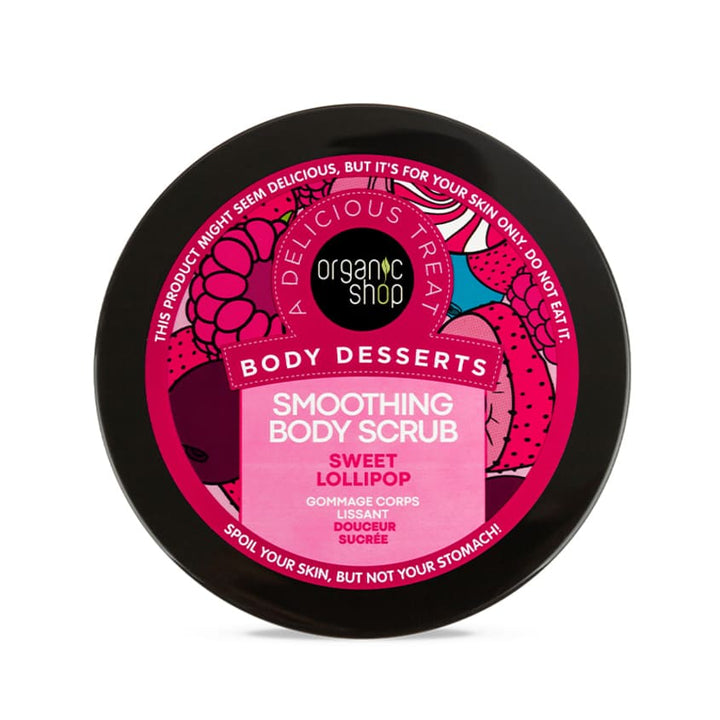 Organic Shop Body Desserts Smoothing Body Scrub Sweet Lollipop, 450 ml