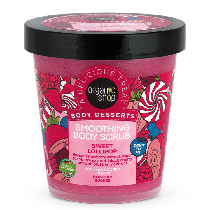 Body care Organic Shop Body Desserts Smoothing Body Scrub Sweet Lollipop, 450 ml