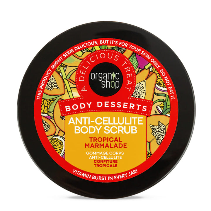 Organic Shop Body Desserts Anti-Cellulite Body Scrub Tropical Marmalade, 450 ml