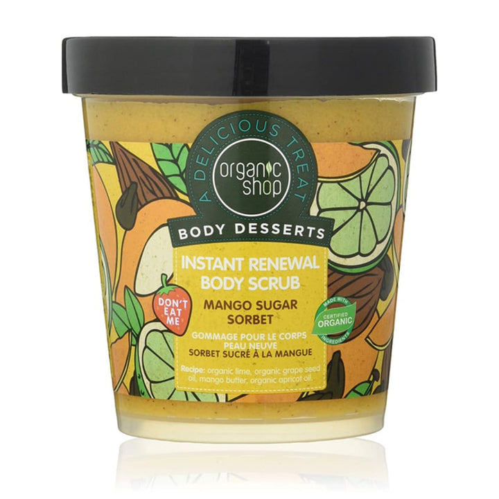 Body Desserts Instant Renewal Body Scrub Mango Sugar Sorbet
