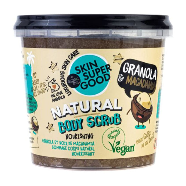 Body care SKIN SUPER GOOD Natural Body Scrub, Granola & Macadamia Nut, 360 ml