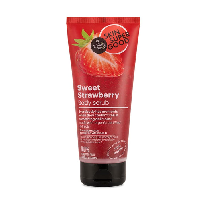 SSG Sweet strawberry body scrub. Vit C booster, 200 ml