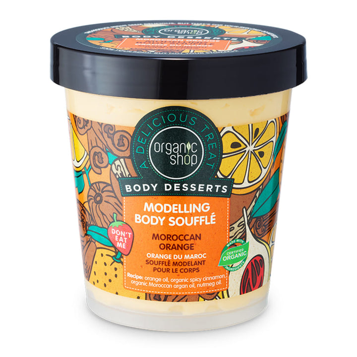 Organic Shop Body Desserts Moroccan Orange Modelling Body Soufflé, 450 ml
